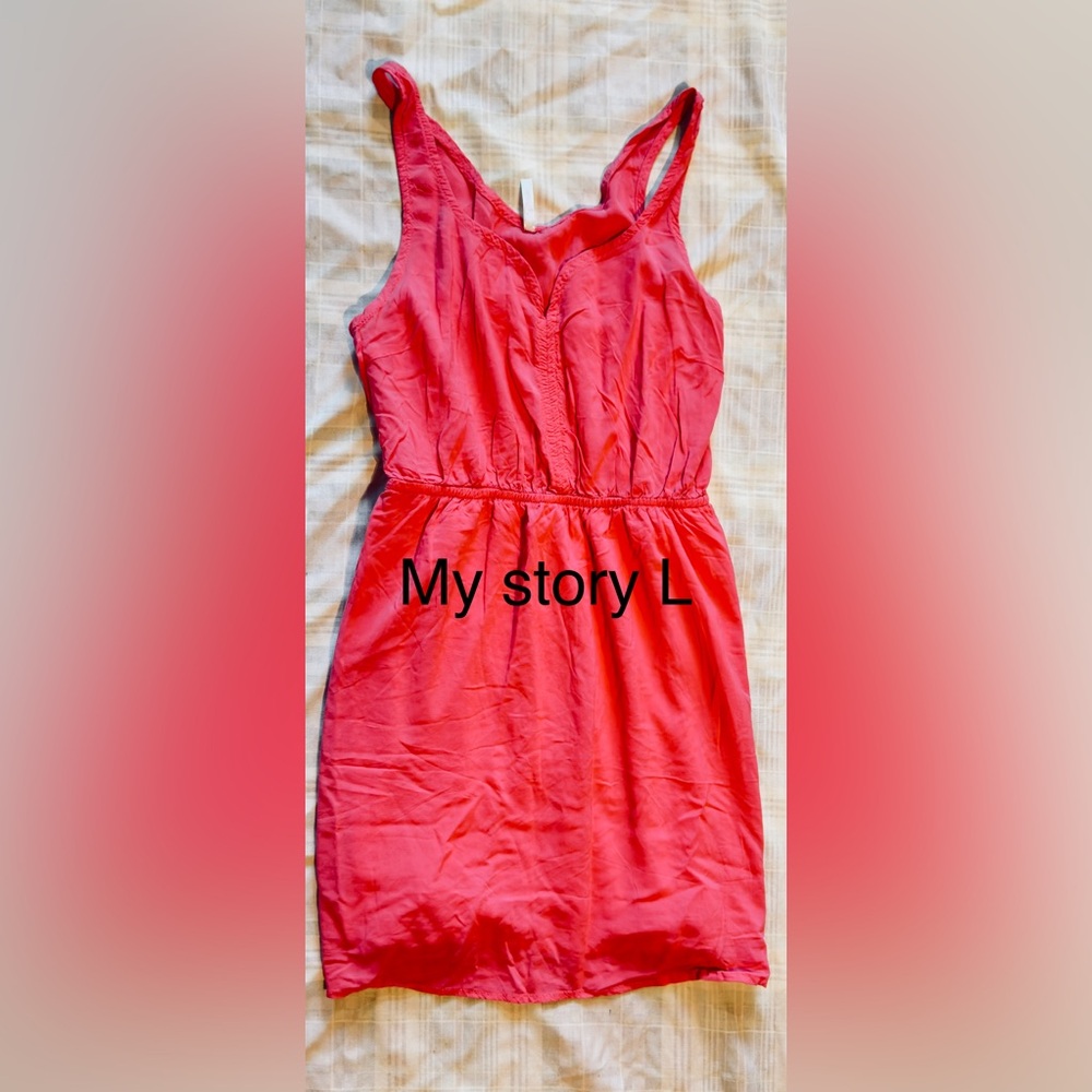 My Story Pink Sleeveless Mini Dress